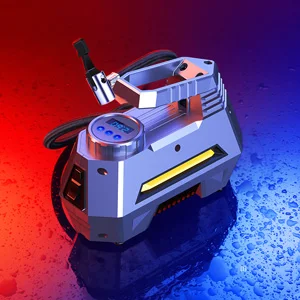 
Портативный насос для автомобильных шин воздушный компрессор насос светодиодный Электрический автомобильный насос для шин с цифровым давлением 