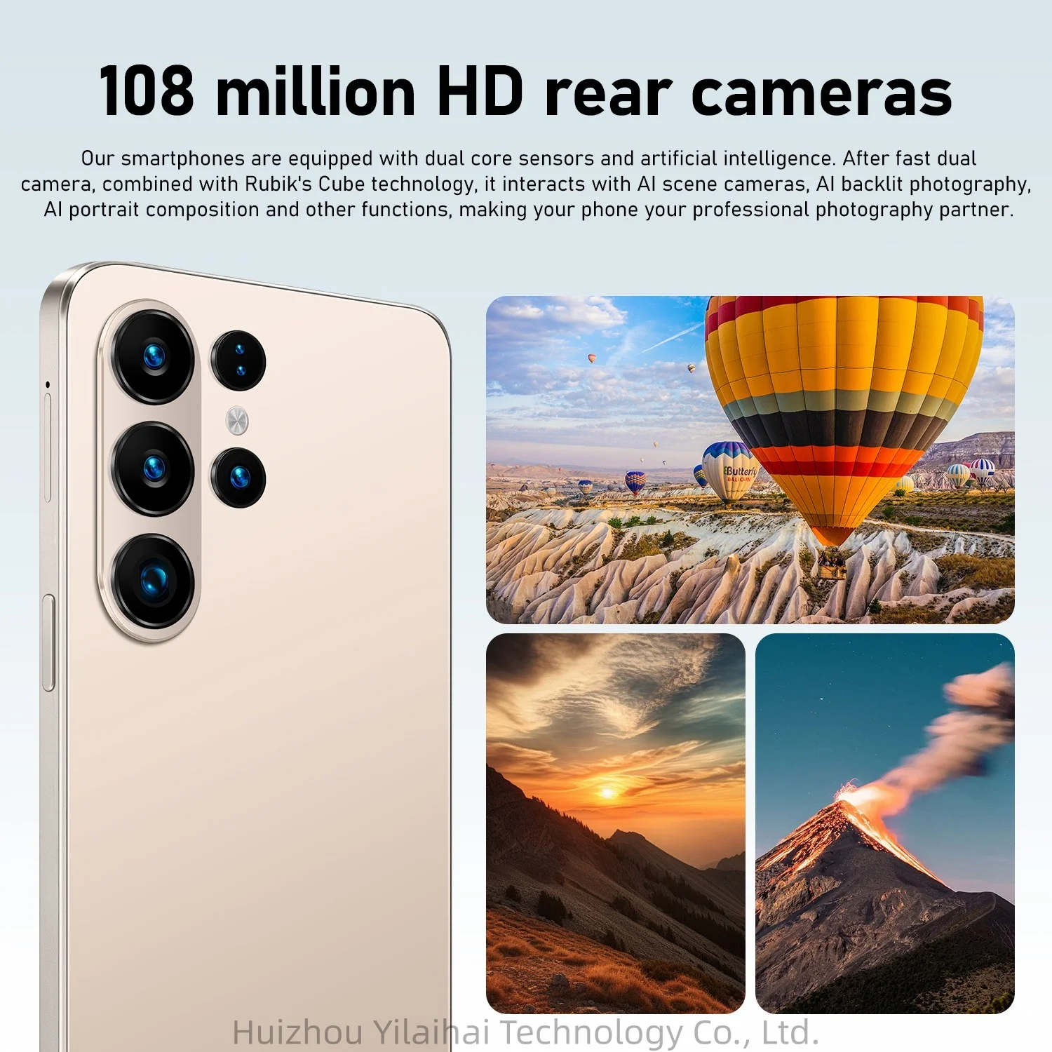 Hot Sale S26 Ultra 5G Smartphone 7.3 Inch Full HD Deca Core 16GB+1TB Memory Long Battery Life CDMA Face Unlock Wholesale Price