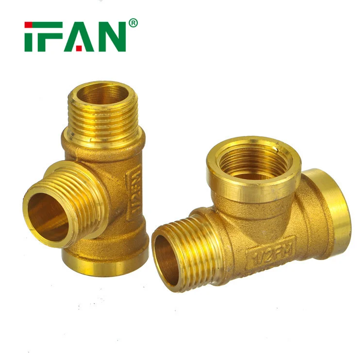 Ifan Custom Manufacturer Copper Pipe Fittings Brass Tee Brass Plumbing Fittings Buy Copper