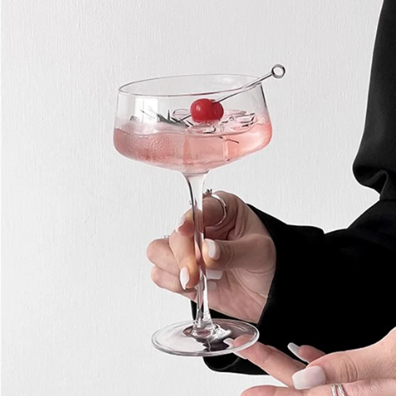 Modern Japanese Thin Kimura Glass Cocktail Mixing Glasses for Bar Crystal  Coupe Cocktail Glass