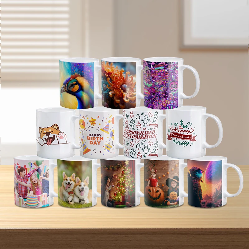 1.00 coffee mugs Wood Coffee Mug Shape - Kitchen - Craft main image 0