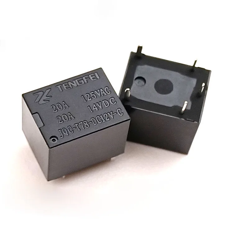 TENGFEI Relays T78 4Pin Open Type 12V Mini Car Relay