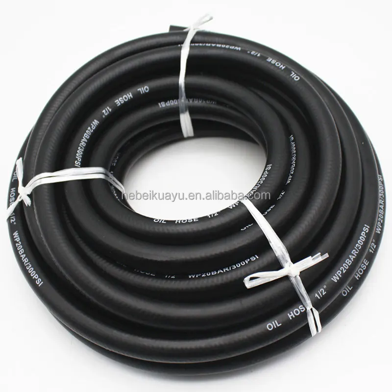 Tuyau Carburant 5mm Intérieur NBR 3m - SAE J30R7 300PSI Caoutchouc Essence Par WIVIE