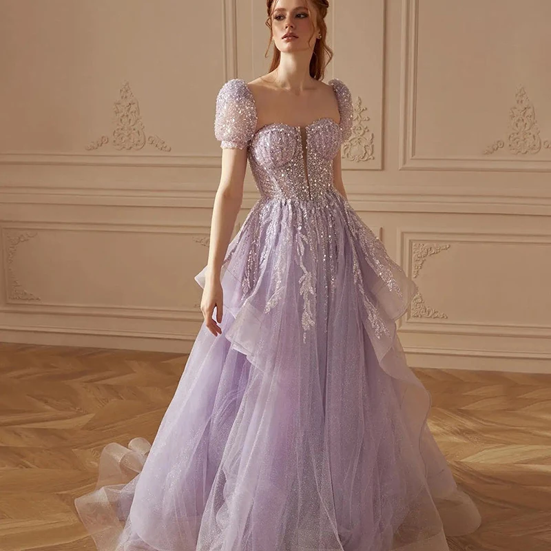 Alibaba.com: Jancember SZ452 Purple Lace Ball Gown, Floor-Length, Backless  with Beaded Decoration : Explore OEM services, flexible sample orders, and  various high-quality materials.