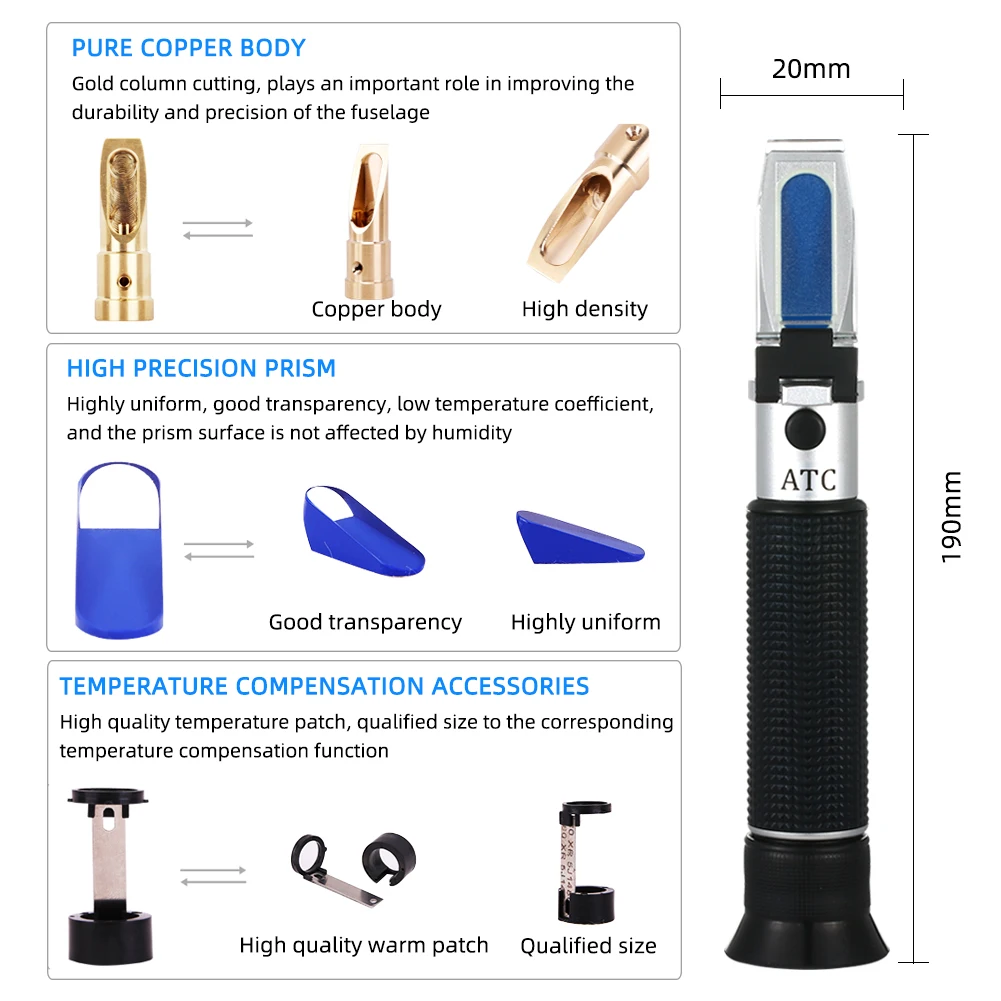 Clinical Refractometer, Medical Refractometer, Urine Protein Tester