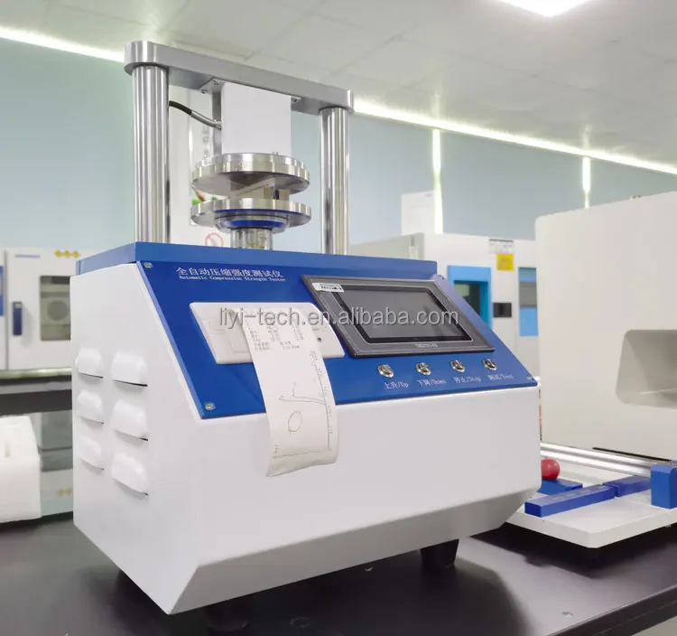 Máquina de testes de papel da compressão de Liyi环压压力测试仪芯