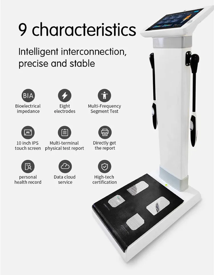 Best Bioimpedancia Body Composition Analysis Machine Portable Body Fat ...