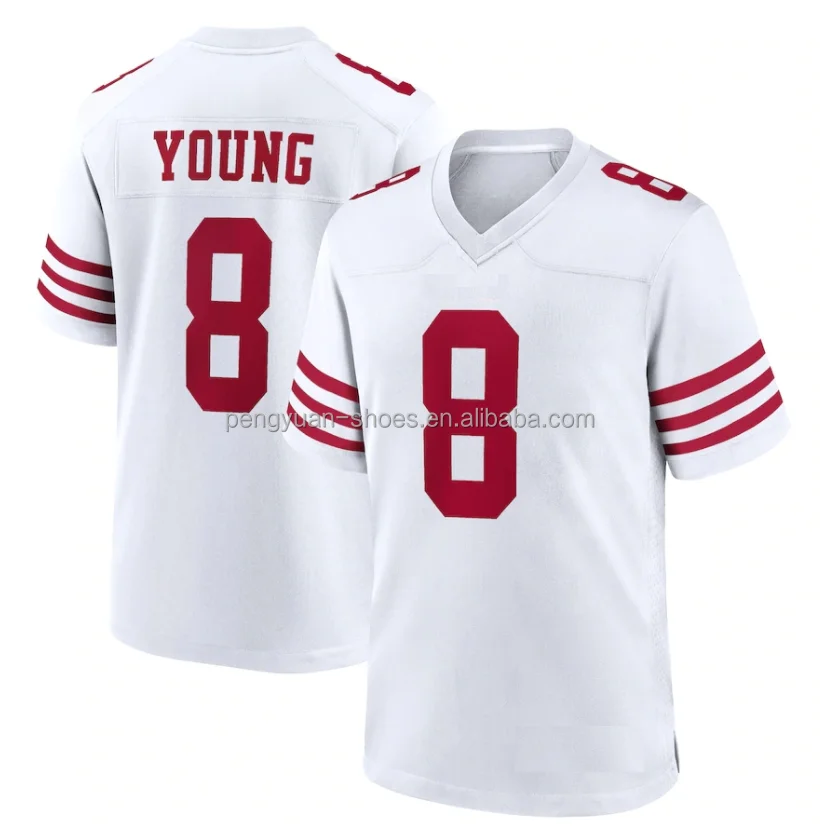 Wholesale Best Quality #13 Brock Purdy #19 Samuel #85 George Kittle #97  Nick Bosa #23 Christian McCaffrey Stitch American Football Jersey From  m.