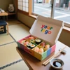 Caja personalizada para llevar con tapa