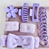 6#purple toiletry belt 16-piece set