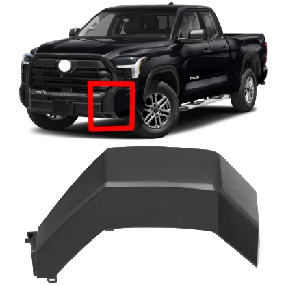 car body kit black Plastic Front Bumper Caps Cover For Toyota Tundra TRD 2022 2023