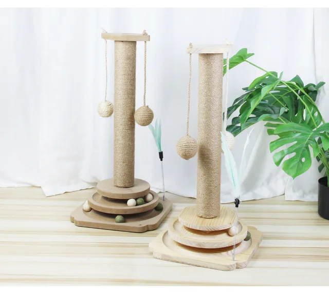 Wholesale sisal cat scratching board cat scratching post grinder wear-resistant climbing frame nest cat toys
