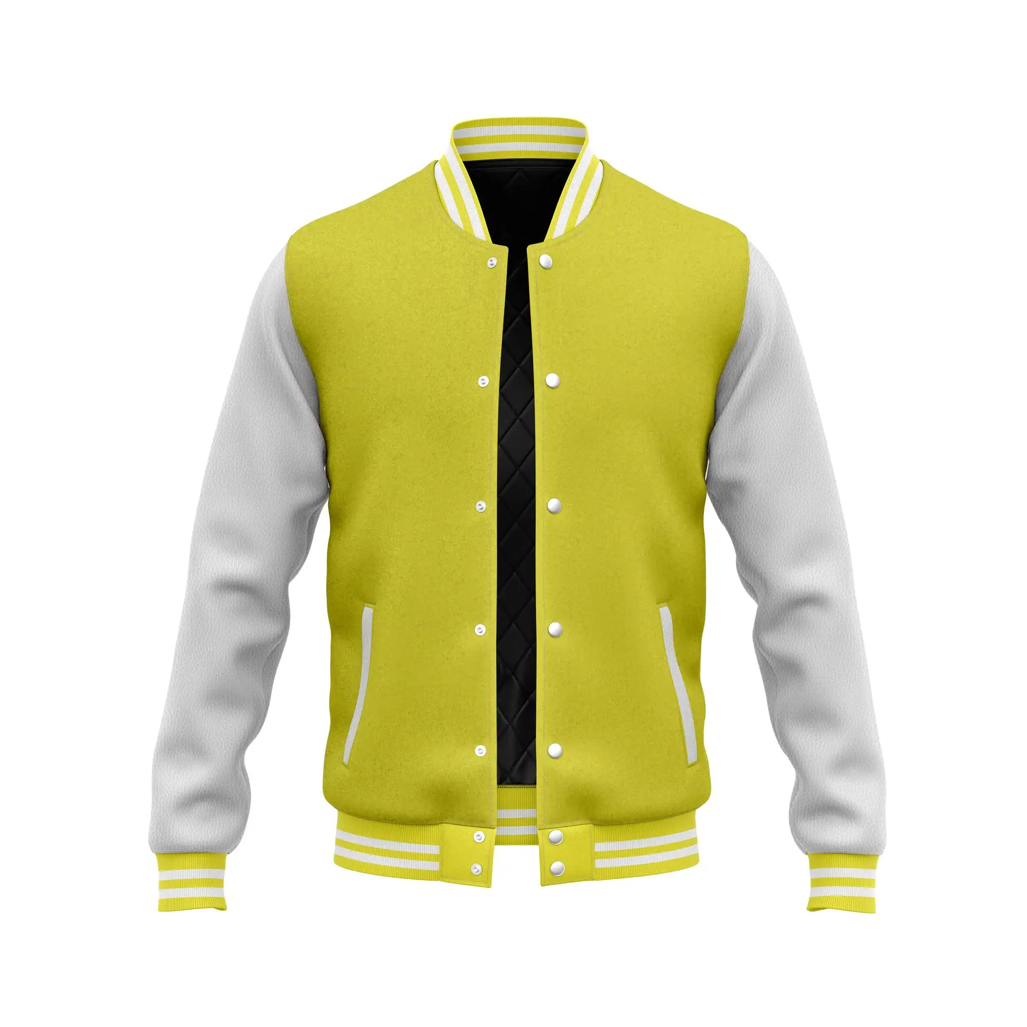 Varsity Baseball Letterman Wool and Leather Premium Quality Unisex Basketball Jacket mens_voghion.com