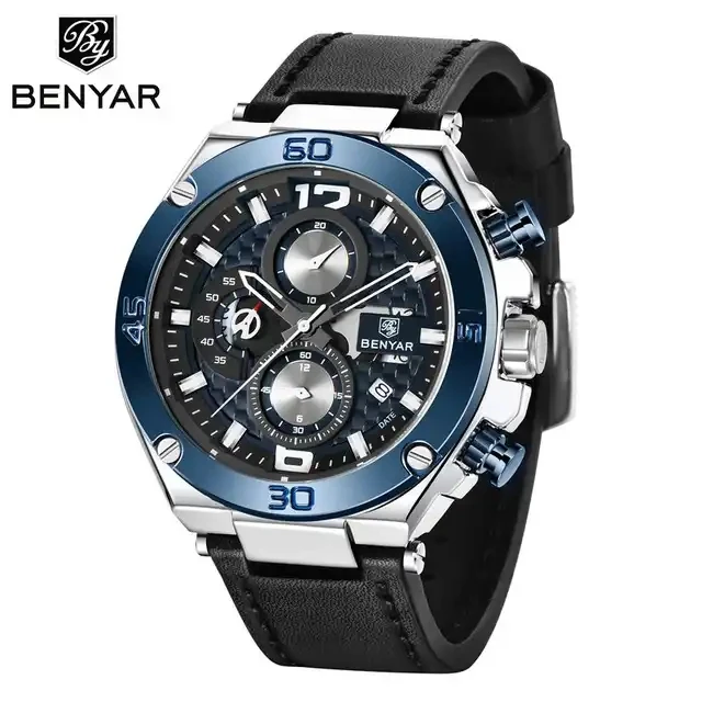 腕時計 BENYAR 5151 Luxury Men's Watch - Fashion & Sport Chronograph