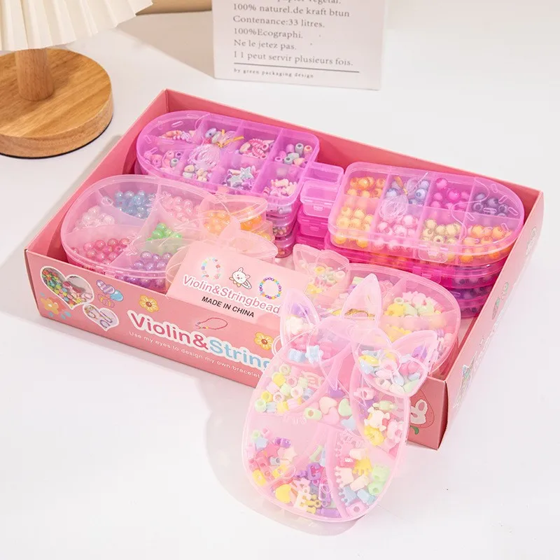 Girls Diy Bead Set Jewelry Making Kit For Kids Girl Pearl Beads For ...