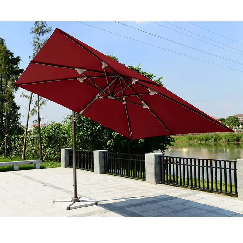 grand patio hanging umbrella assembly instructions Watch of Deluxe Curvy Outdoor on Amazon Live Color_Black/Orange What Size Patio Umbrella Color:Purple Stripe