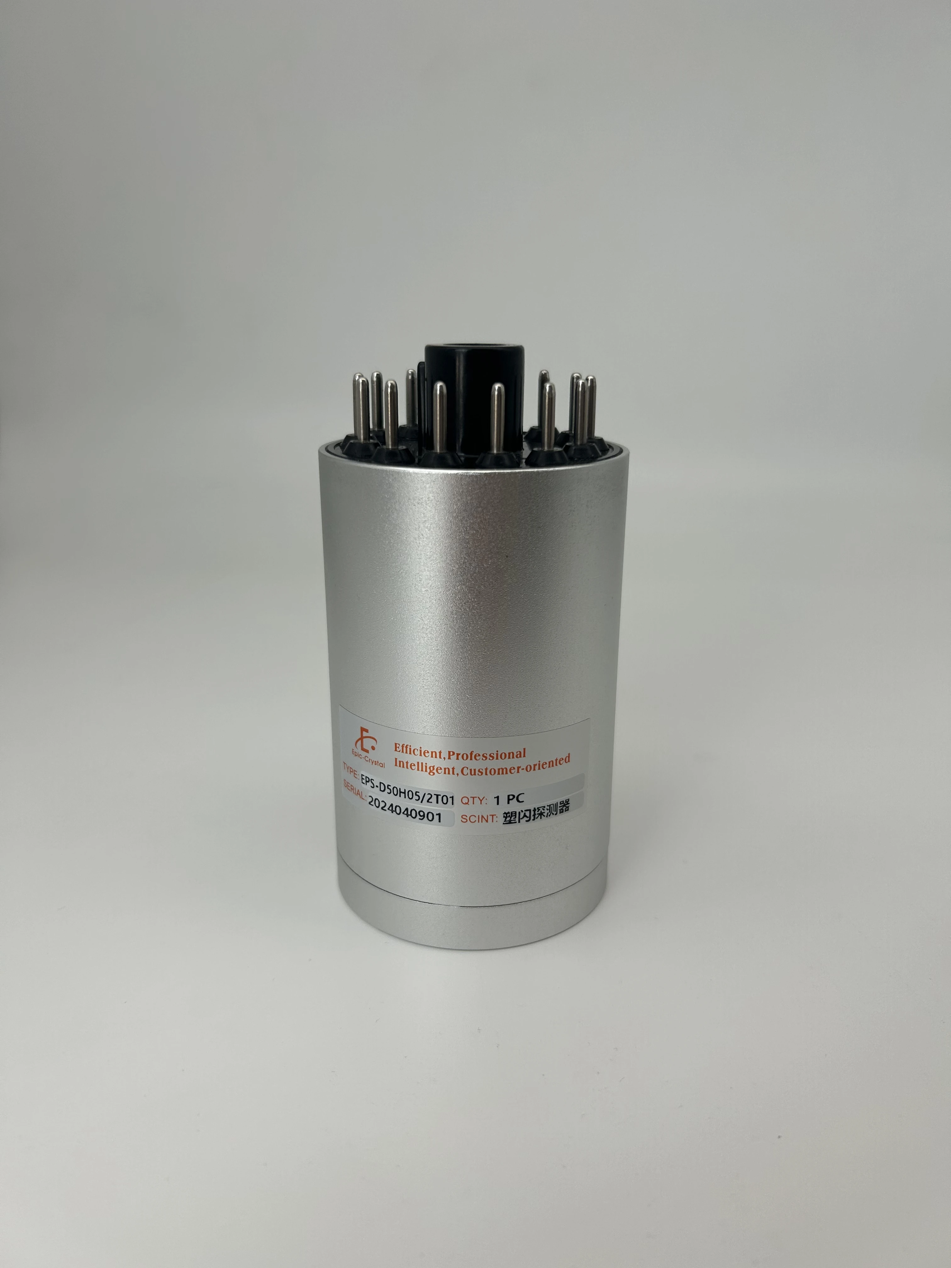 2 Inch Plastic  Scintillator Detector With Cr105 Pmt and Votalge Divider Mylar Film Steel Mesh