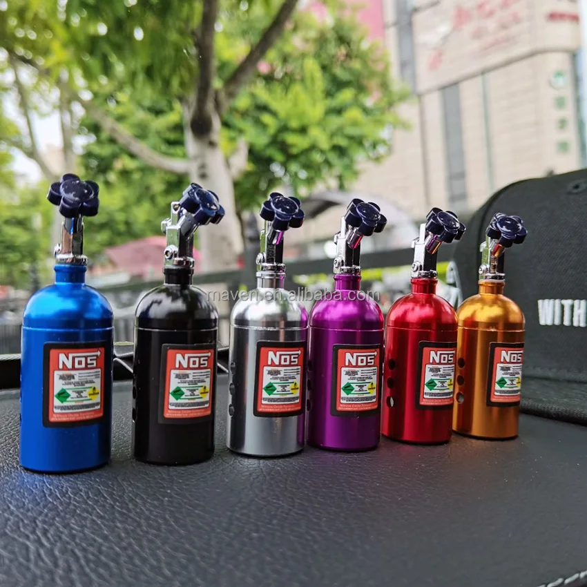 6 Colors Jdm Aluminium Nos Bottle Tank Car Air Freshener Air Outlet