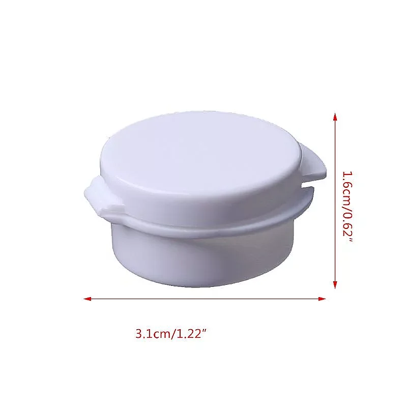 Plastic Jars Cosmetic Container Clear Portable Mini Storage Box Avantis 3g 5g 10g Flip Top Lid 3g Cosmetic Packing