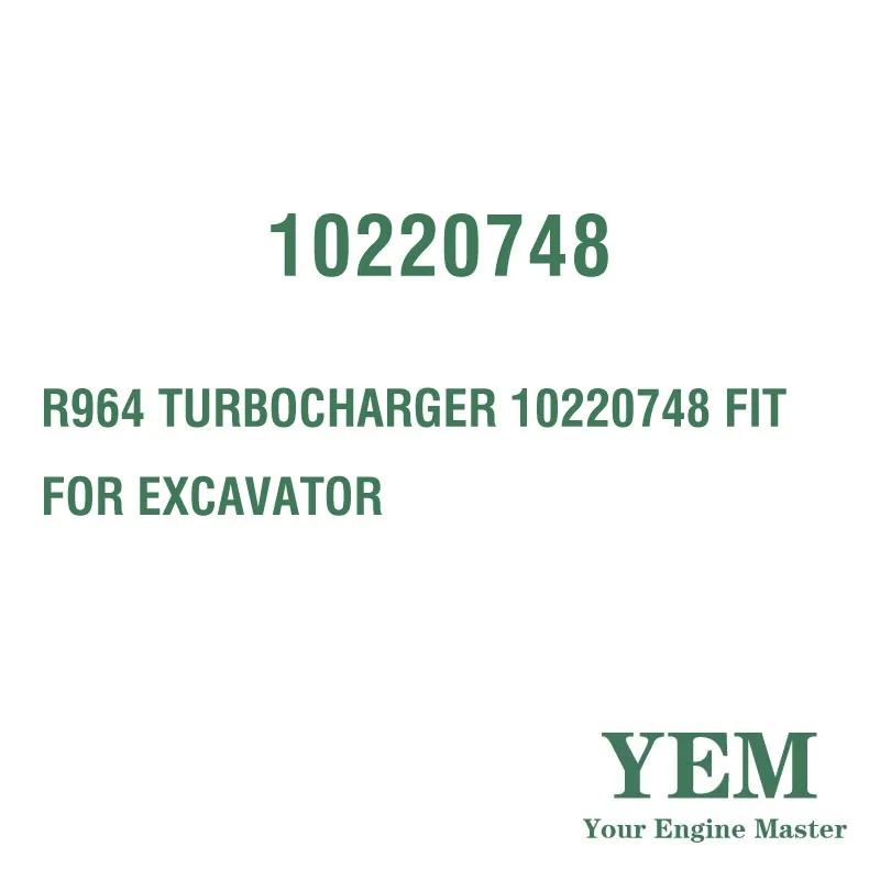 R964 TURBOCHARGER 10220748 FIT for LIEBHERR EXCAVATOR ENGINE PARTS