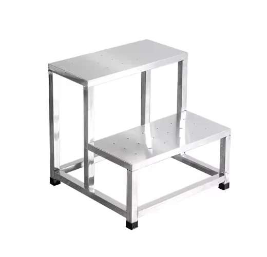 Medical Single Double Layer Three Layer Stainless Steel Footstool Hospital Surgery Footstool Examination Bed Stairs Steps