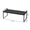 Thick plate, large black, low-profile