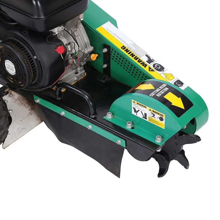 CE Approved 15HP  Petrol  Recoil Engine Stump Nibbler Stump Grinder for Tree Root