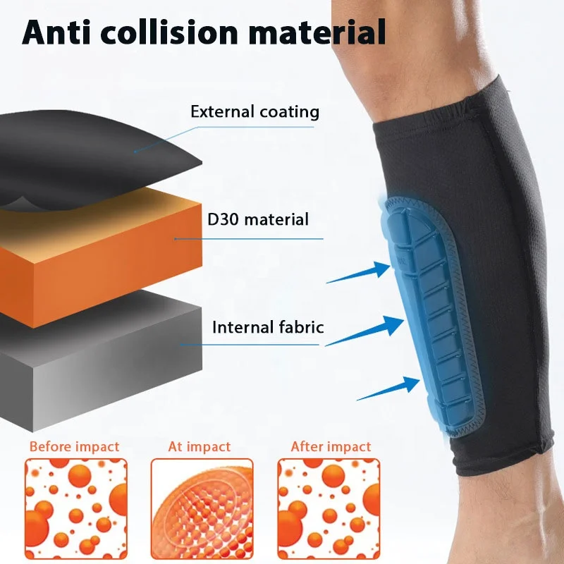 High Quality Compression Protection Soccer Shin Support for Men Women Leg Shin Guards Sleeves