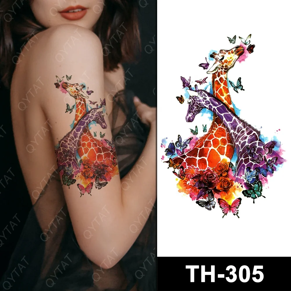 Charming High Quality Water Based Temporary Printing Color Tattoo