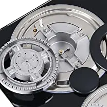 Built in 4 burner 110 v Stainless Steel Gas Stove Household Hob Gas Cooktops Surface Kitchen Utensils and Free Conversion