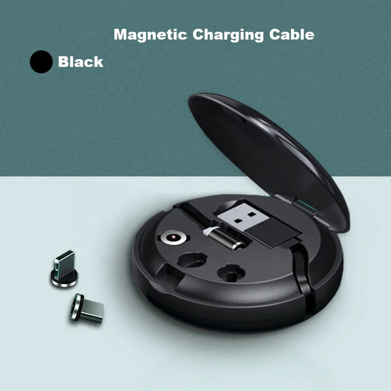 Wholesale 2024 New 3A Magnetic Charger Fast Charging 3 in 1 USB Data Type C Cable for IOS and Computer for Earphones