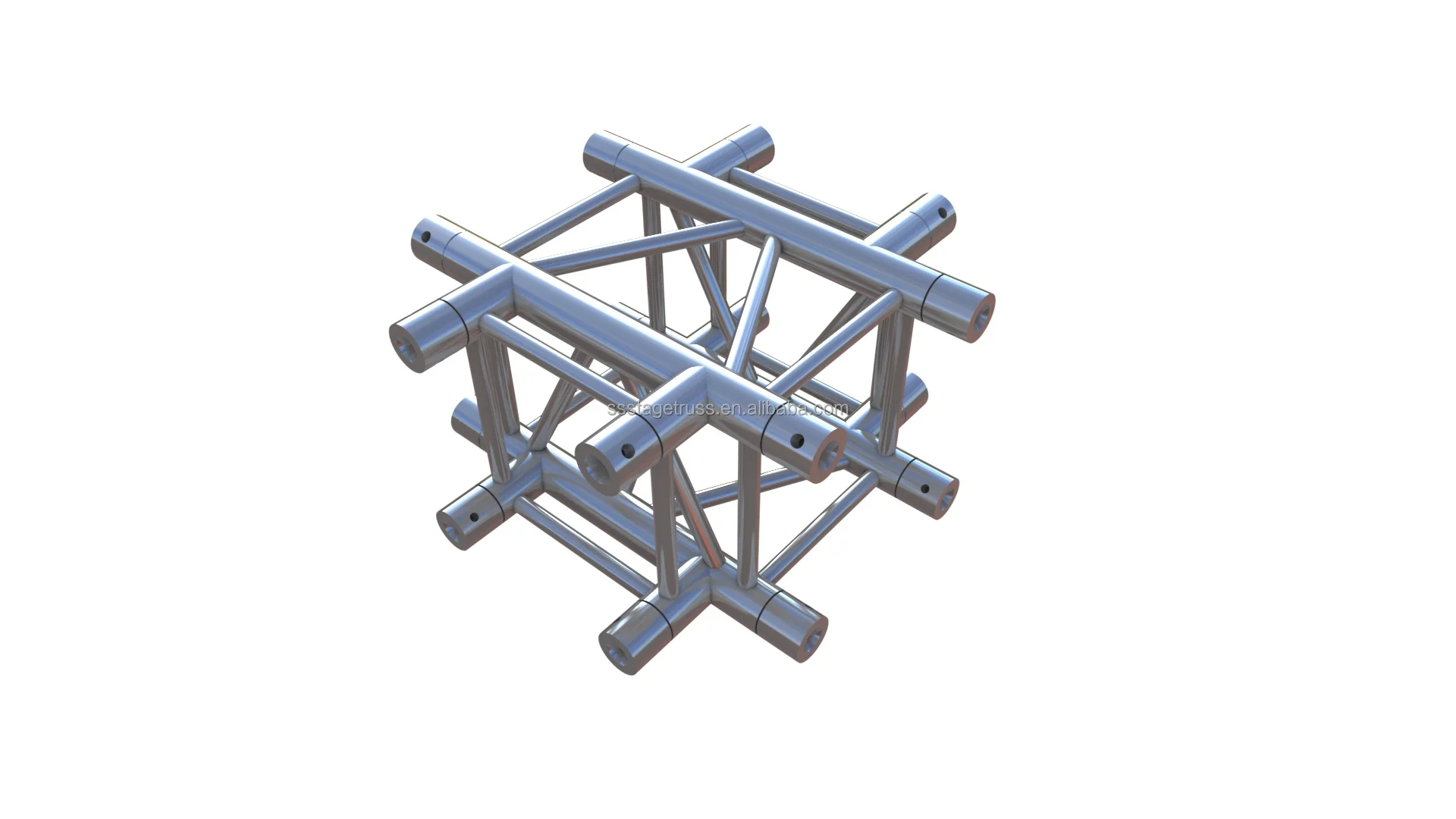 product 290mm aluminum alloy spigot truss 4 way cross corner truss corner truss lifting tower lighting stage connection accessories-2