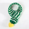 Sciarpa per animali domestici-verde bianco