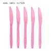 มีดสีชมพู*10ชิ้น