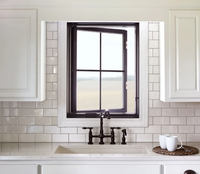 TOMA Simple Design Black Aluminium Windows Frame Double Glazed Aluminum Sliding Window Casement