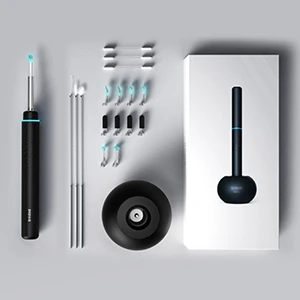 Bebird M9 Pro портативный Электрический ушной воск очиститель для массажа уха визуальный 1080P видео набор изображений
