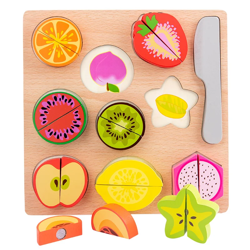 Classic World Cutting Fruit Puzzle Wooden