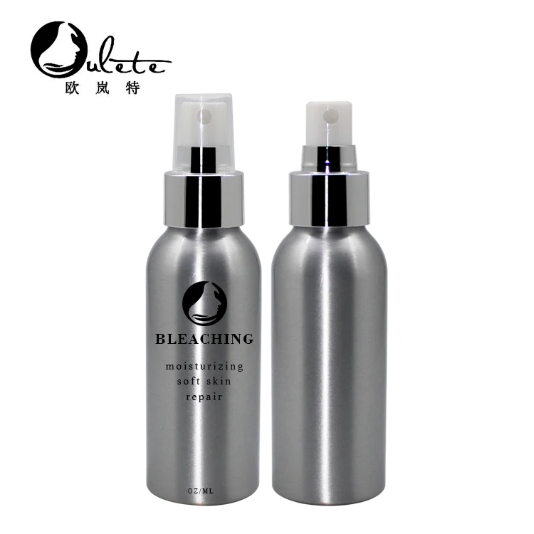 aluminum spray bottle cosmetic packaging spray bottle with pump