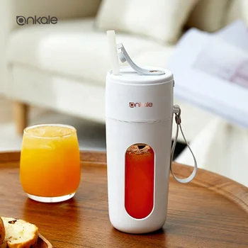 Personal battery powered Fruit juicer usb charging juicer blender 400ml electric blend active bottles mini juicer blender