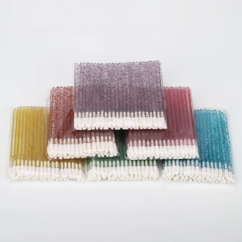 Private Label Makeup Applicator Lipstick Gloss Brush Disposable Lip