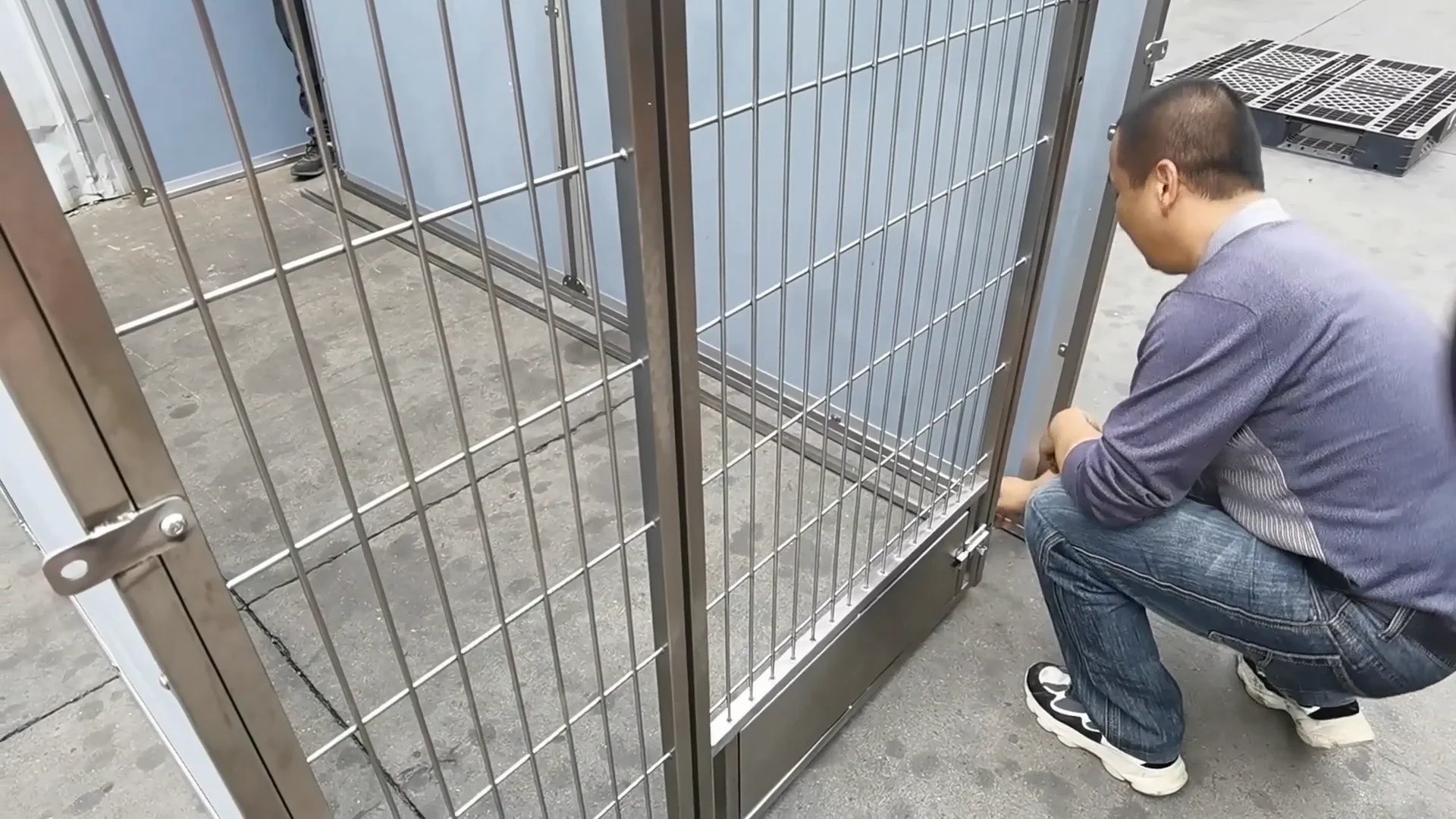 Dog Kennels Large Outdoor Heavy Duty Modular Metal Hdpe Professional