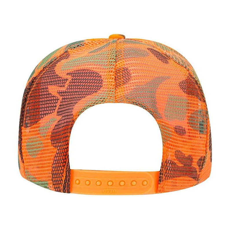 Custom Camouflage Pattern Sublimation Printing Five Panel Polyester 