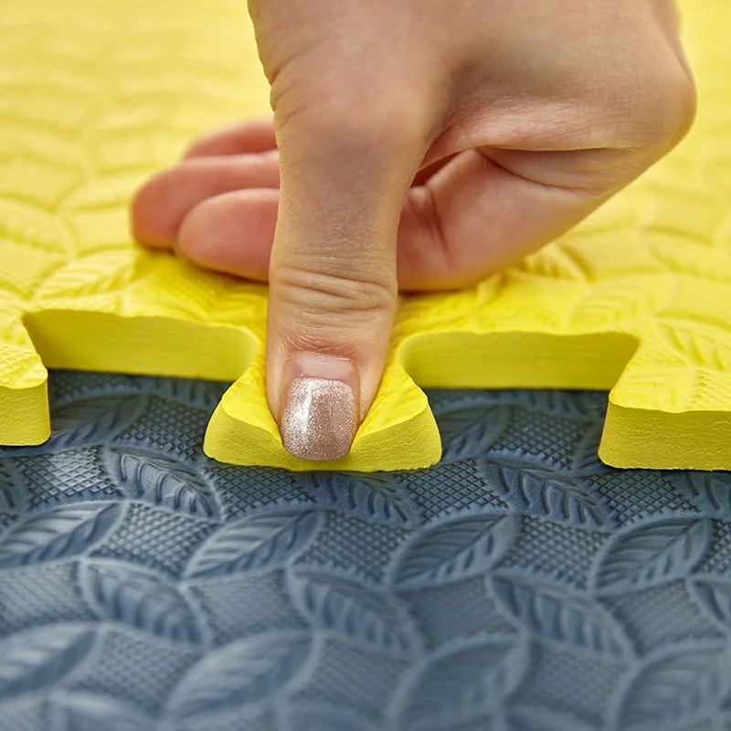 Aji 60cm Interlocking Puzzle Mat Health Protect Colchoneta Pisos De Goma Kids Foam Play Mat for Baby Child Set Floor Mat