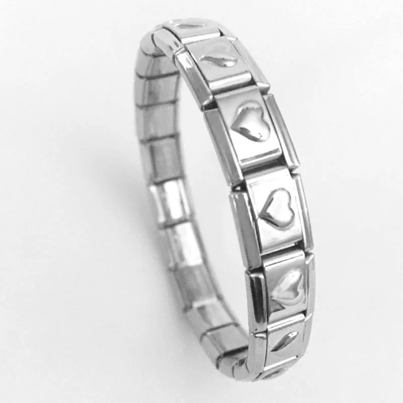 Italian Starter Charm Bracelet Starting For Man Woman Wrist Punk Style Stainless Steel Modular Link Valentine's Day Gift Valentine I.293608584