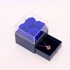 Joyero 4 flores azul sin collar