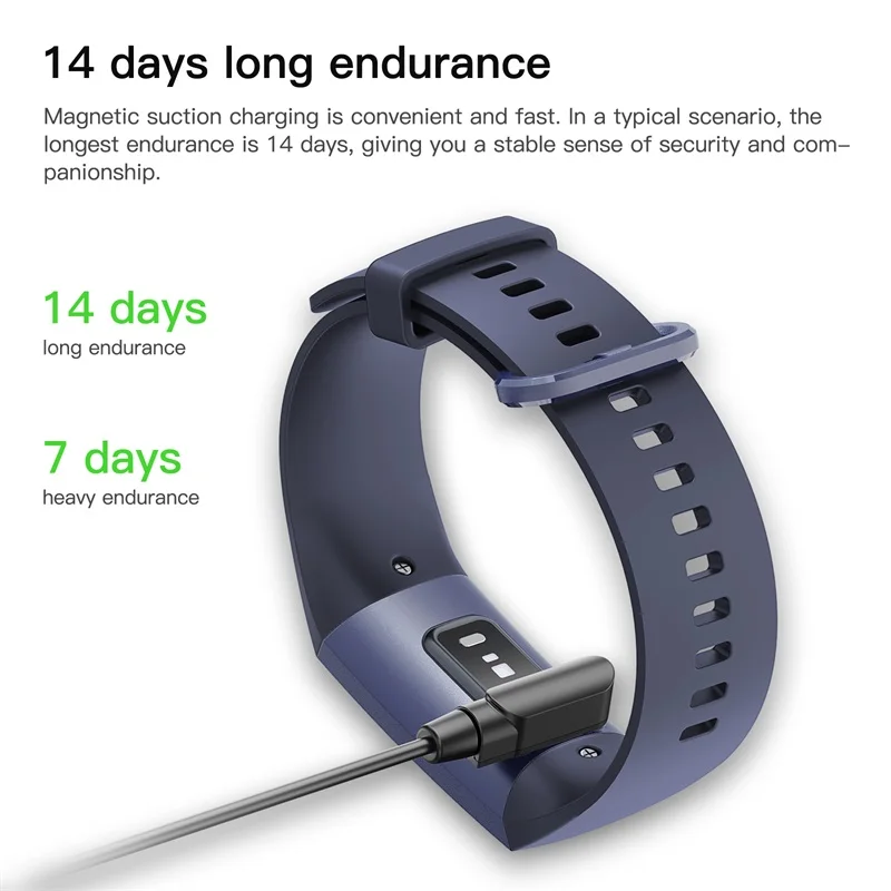 1.1" C80 SpO2 HR BP Sleep Monitoring Body Temperature Smart Band IP67 AMOLED Screen Display OEM ODM Smart Bracelet