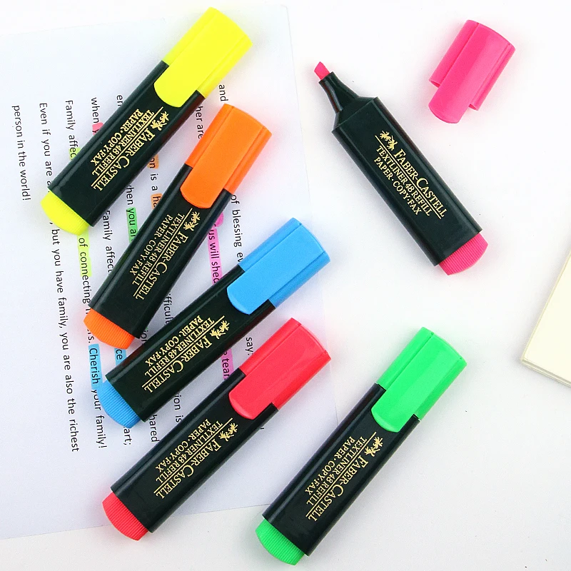 Faber Castel Highlighter Pen Set Colors Customizable