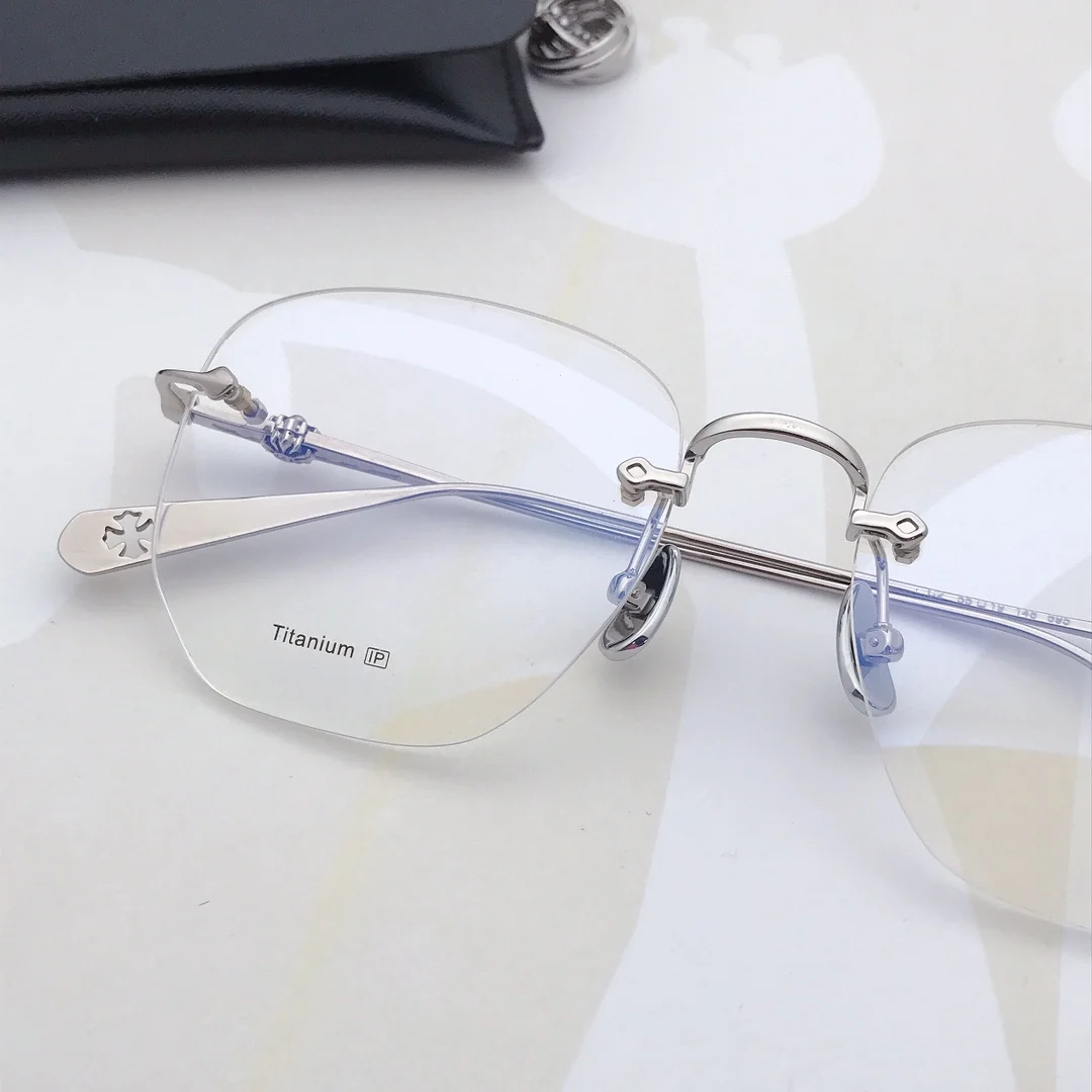 2023 High Pure Titanium Optical Frame Good Quality Glasses for Men and Women Titan Eyewear Frames CS695
