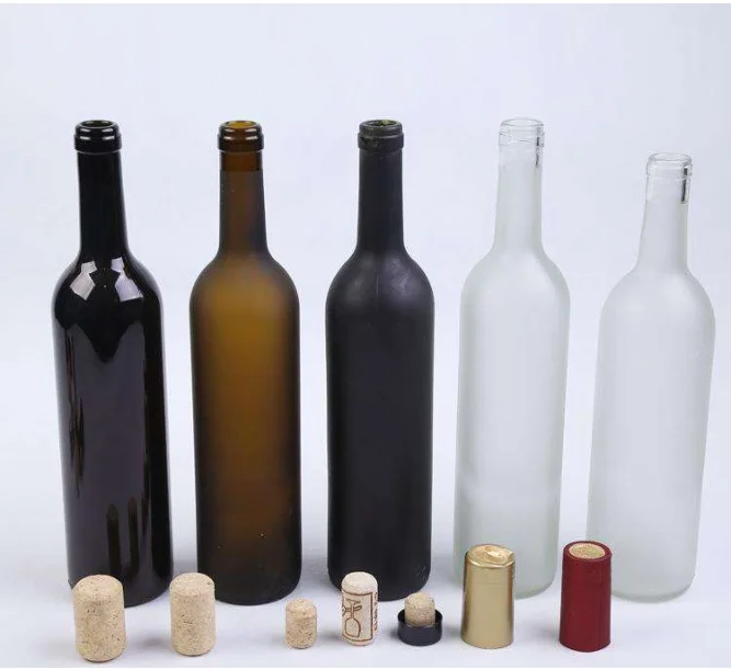Custom Designed Printed 750ml Frosted Vodka Glass Bottles