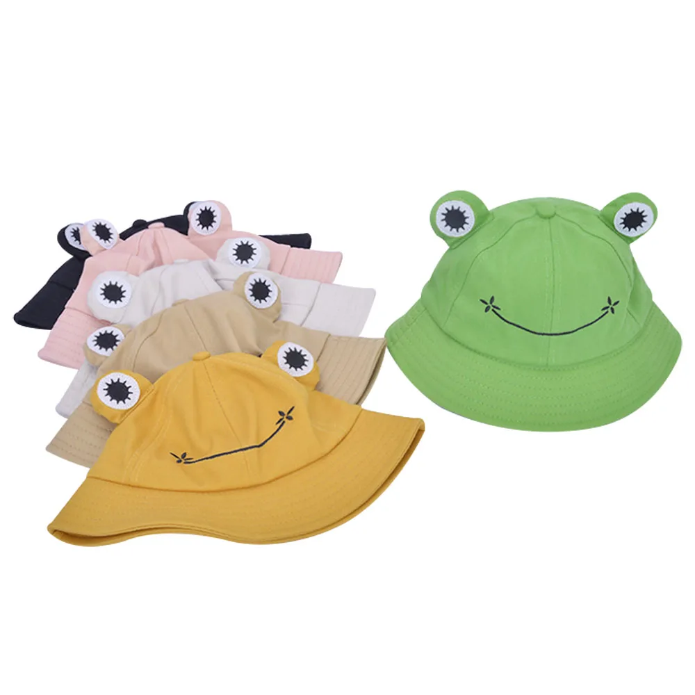 Frog Hat TAHUAON Cute Frog Bucket Hat Summer Outdoor Foldable